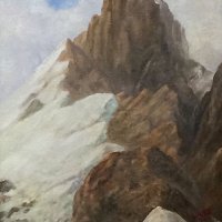 690:  Summit Cliffs  24x18  O/L
